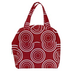 Background-red Boxy Hand Bag by nateshop