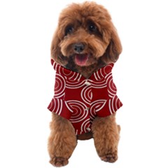 Background-red Dog Coat by nateshop