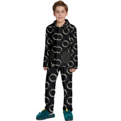 Digital-scrapbooking Kids  Long Sleeve Velvet Pajamas Set