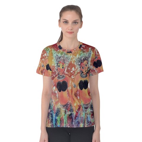 Indonesia-lukisan-picture Women s Cotton T-shirt by nateshop