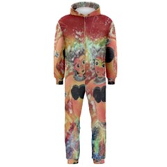 Indonesia-lukisan-picture Hooded Jumpsuit (men) by nateshop