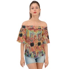 Indonesia-lukisan-picture Off Shoulder Short Sleeve Top by nateshop