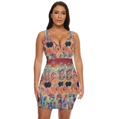 Indonesia-lukisan-picture Draped Bodycon Dress by nateshop