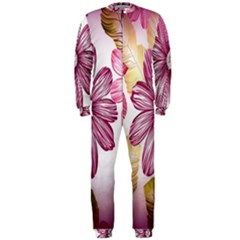 Print-roses Onepiece Jumpsuit (men) by nateshop