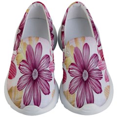 Print-roses Kids Lightweight Slip Ons by nateshop