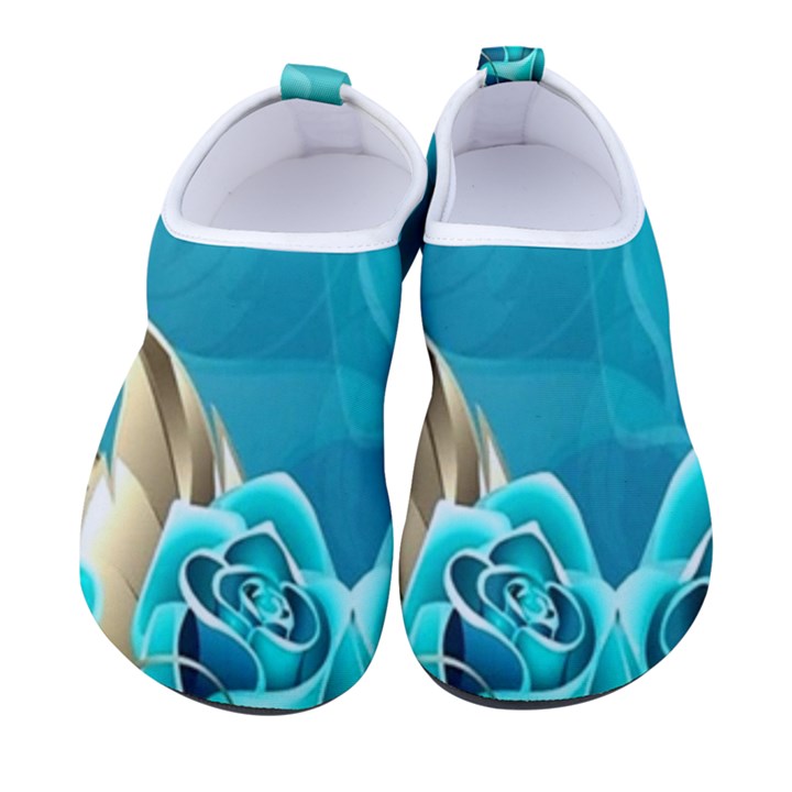 Crystal Butterfly, Floral, Flower, Girly, Gold, Golden, Pretty Kids  Sock-Style Water Shoes