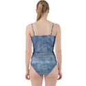 Denim,11 Cut Out Top Tankini Set View2