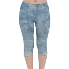 Denim,11 Velvet Capri Leggings 