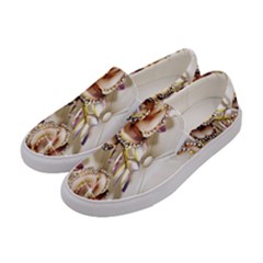 Butterfly Dreams, Bonito, Butterfly, Dream, Flower, Girly Women s Canvas Slip Ons