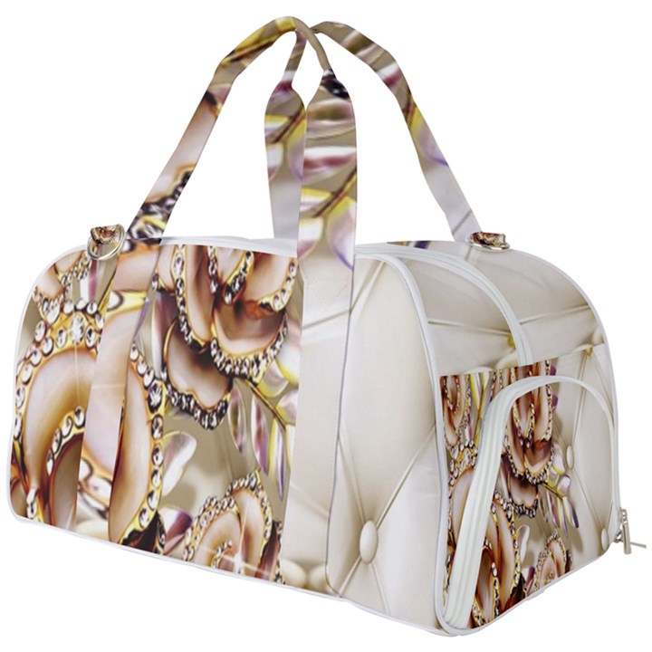 Butterfly Dreams, Bonito, Butterfly, Dream, Flower, Girly Burner Gym Duffel Bag