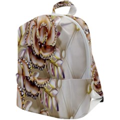 Butterfly Dreams, Bonito, Butterfly, Dream, Flower, Girly Zip Up Backpack by nateshop