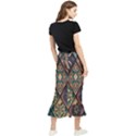 Flower Texture, Background, Colorful, Desenho, Maxi Fishtail Chiffon Skirt View2