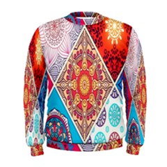 Mandala Pattern, Desenho, Designs, Glitter, Pattern Men s Sweatshirt