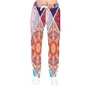 Mandala Pattern, Desenho, Designs, Glitter, Pattern Women Velvet Drawstring Pants View1