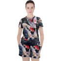 Koi Fish Nature Women s T-Shirt and Shorts Set View1