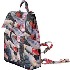 Koi Fish Nature Buckle Everyday Backpack by Ndabl3x