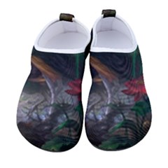 Peacock Art Painting Men s Sock-style Water Shoes by Ndabl3x