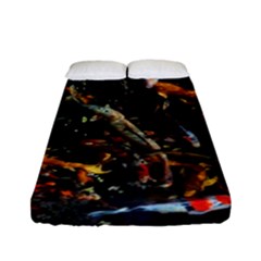 Shoal Of Koi Fish Water Underwater Fitted Sheet (full/ Double Size) by Ndabl3x