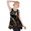 Shoal Of Koi Fish Water Underwater Side Drop Tank Tunic View1