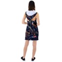 Shoal Of Koi Fish Water Underwater Racer Back Hoodie Dress View2