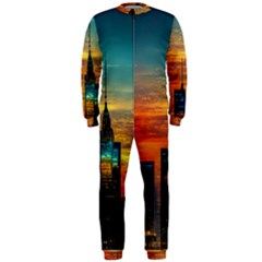 New York City Skyline Usa Onepiece Jumpsuit (men) by Ndabl3x