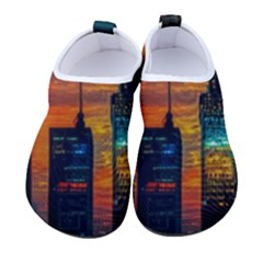 New York City Skyline Usa Kids  Sock-style Water Shoes