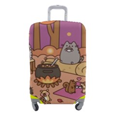 Pusheen Cute Fall The Cat Luggage Cover (small) by Ndabl3x