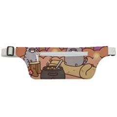 Pusheen Cute Fall The Cat Active Waist Bag by Ndabl3x