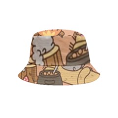 Pusheen Cute Fall The Cat Bucket Hat (kids) by Ndabl3x