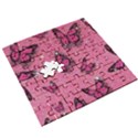 Pink Glitter Butterfly Wooden Puzzle Square View3