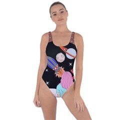 Girl Bed Space Planet Spaceship Bring Sexy Back Swimsuit