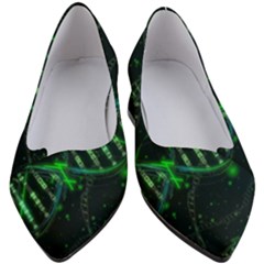 Green And Black Abstract Digital Art Women s Block Heels  by Bedest