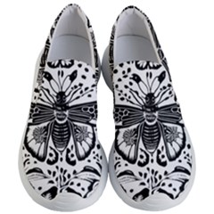 Moth Women s Lightweight Slip Ons by Valentinaart