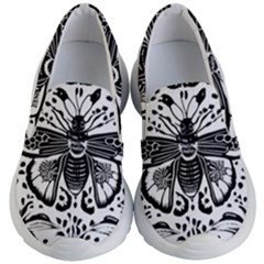 Moth Kids Lightweight Slip Ons by Valentinaart