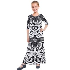 Moth Kids  Quarter Sleeve Maxi Dress