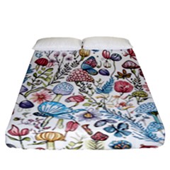 Mushroom Pattern Fitted Sheet (california King Size)