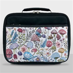 Mushroom Pattern Lunch Bag by Valentinaart