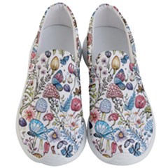 Mushroom Pattern Men s Lightweight Slip Ons by Valentinaart