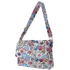 Mushroom Pattern Full Print Messenger Bag (s) by Valentinaart