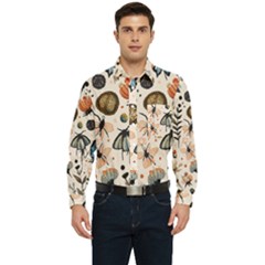 7878 Men s Long Sleeve Pocket Shirt  by Valentinaart