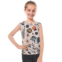 7878 Kids  Mesh Tank Top by Valentinaart