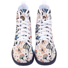 7878 Men s High-top Canvas Sneakers