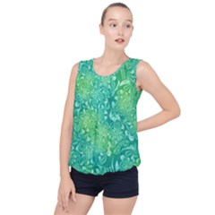 Retro-03 Bubble Hem Chiffon Tank Top by nateshop