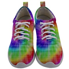 Watercolor-batik Mens Athletic Shoes