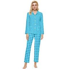 Pattern-123 Womens  Long Sleeve Velvet Pocket Pajamas Set by nateshop