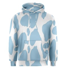 Cow Print, Aesthetic, Y, Blue, Baby Blue, Pattern, Simple Men s Core Hoodie by nateshop