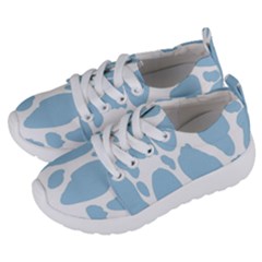 Cow Print, Aesthetic, Y, Blue, Baby Blue, Pattern, Simple Kids  Lightweight Sports Shoes by nateshop