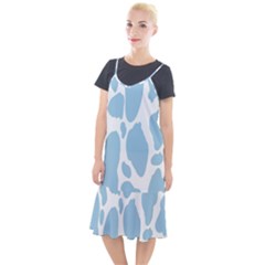 Cow Print, Aesthetic, Y, Blue, Baby Blue, Pattern, Simple Camis Fishtail Dress by nateshop