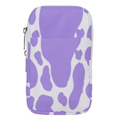 Cow Print, Aesthetic,violelilac, Animal, Purple, Simple Waist Pouch (small) by nateshop