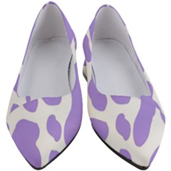 Cow Print, Aesthetic,violelilac, Animal, Purple, Simple Women s Block Heels  by nateshop